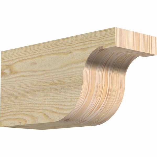 Ekena Millwork Del Monte Rough Sawn Rafter Tail, Douglas Fir, 6"W x 8"H x 16"L RFT06X08X16DEL00RDF - main